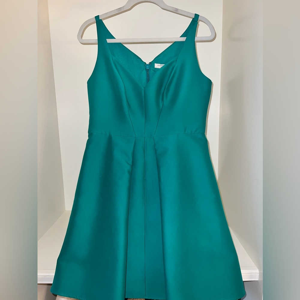 Green Halston Heritage Dress